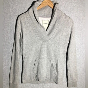 Womens Merona Sweater Grey Wide Meck Basic Neutral Classic Winter Contemporary